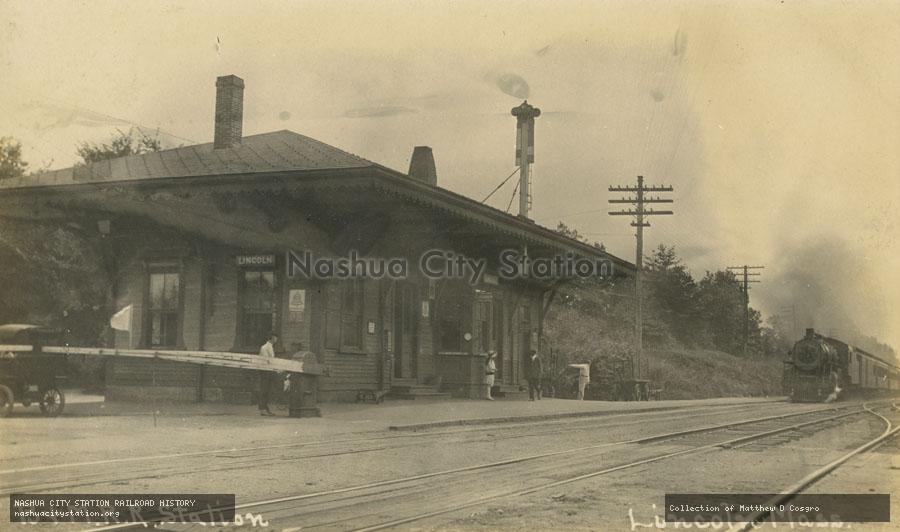 Postcard: Boston & Maine Railroad Station, Lincoln, Massachusetts